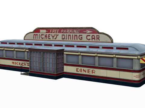 Old dining 3D Модель
