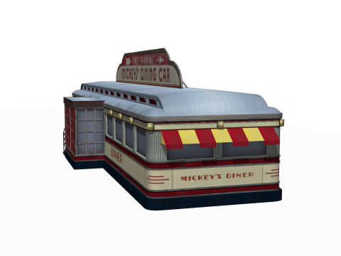 Old dining 3D Модель