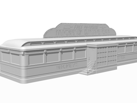 Old dining 3D Модель
