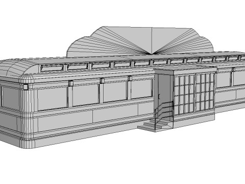 Old dining 3D Модель