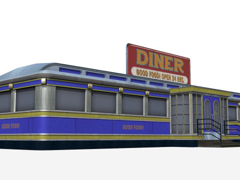 Old dining 3D Модель
