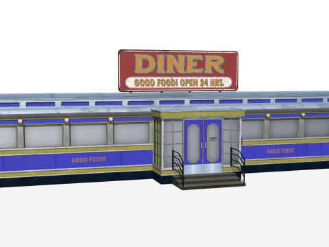 Old dining 3D Model