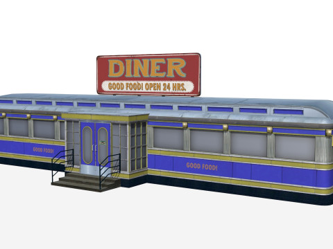 Old dining 3D Модель