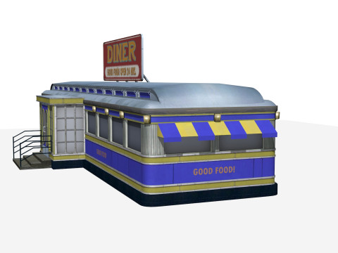 Old dining 3D Модель