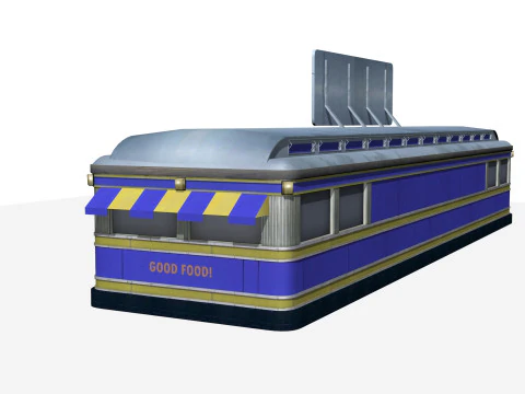 Old dining 3D Model