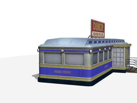 Old dining 3D Модель