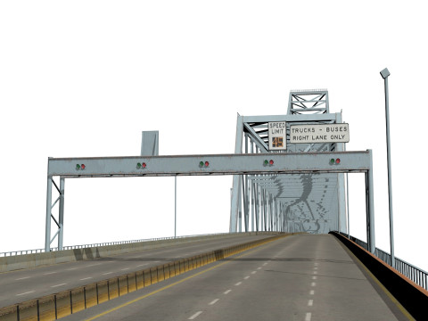 Commodore barry bridge 3D 模型
