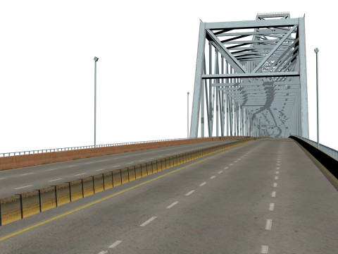 Commodore barry bridge 3D 模型