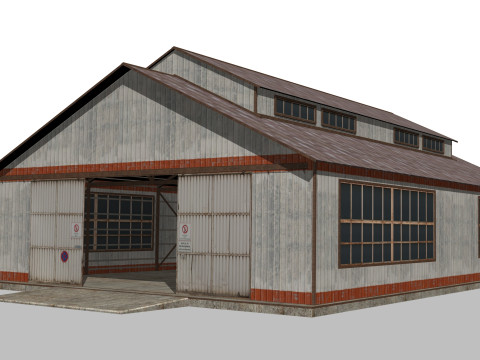 Warehouse house 3D Model