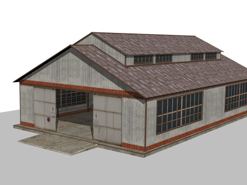 Warehouse house Modèle 3D