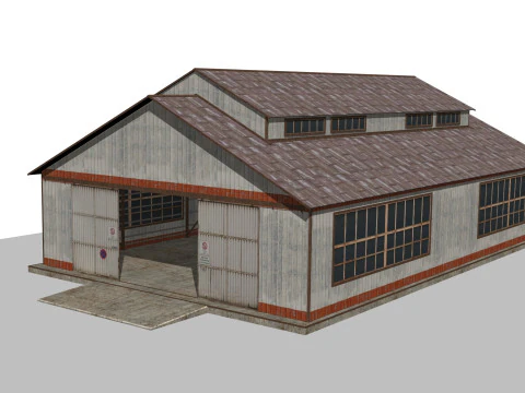 Warehouse house 3D Model