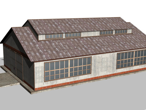 Warehouse house Modèle 3D
