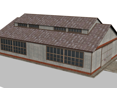 Warehouse house Modèle 3D