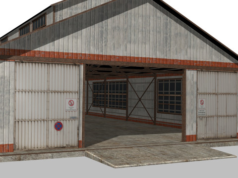 Warehouse house Modèle 3D