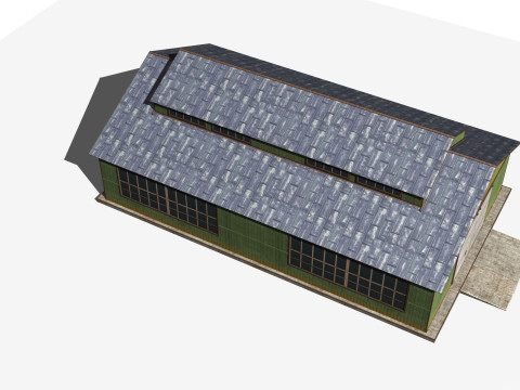 Warehouse house Modèle 3D
