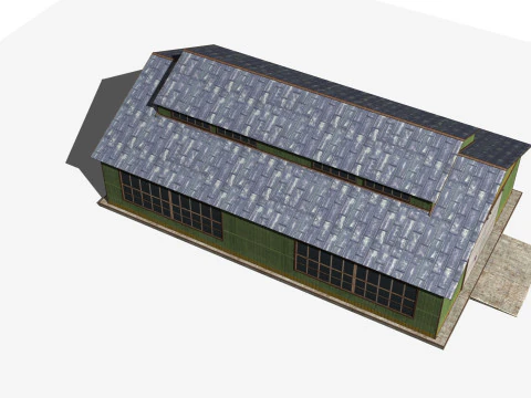 Warehouse house 3D Model