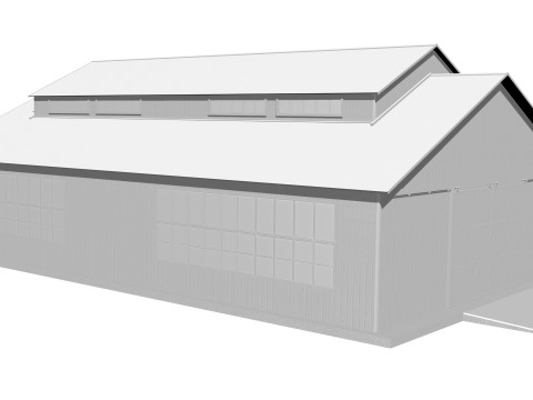 Warehouse house Modèle 3D