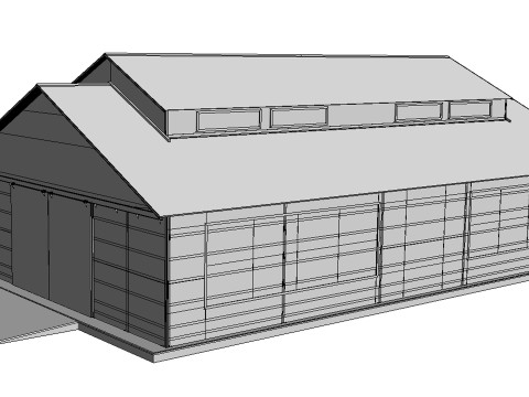 Warehouse house Modèle 3D