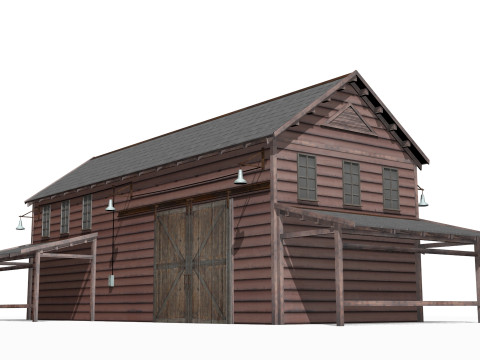 Old warehouse 3D Модель