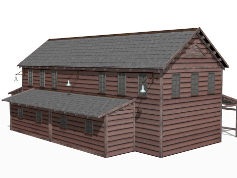 Antigo armaz&eacute;m Modelo 3D