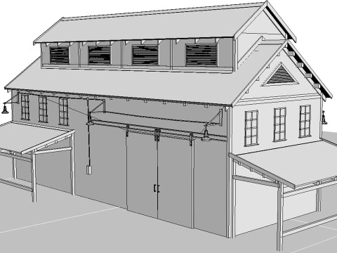 Antiguo almac&eacute;n Modelo 3D