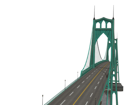 Johns Bridge 3D मॉडल