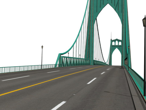 Johns Bridge 3D मॉडल