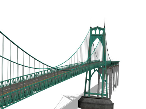 Johns Bridge 3D मॉडल