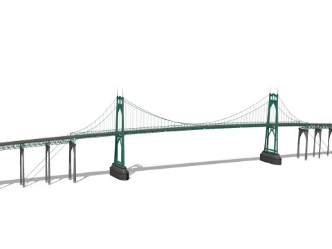 Johns Bridge 3D मॉडल