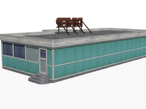 comedor antiguo Modelo 3D