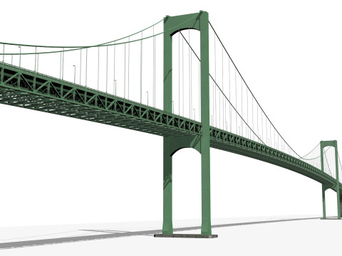 Walt Whitman Bridge 3D Модель