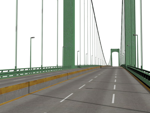 Walt Whitman Bridge Modèle 3D