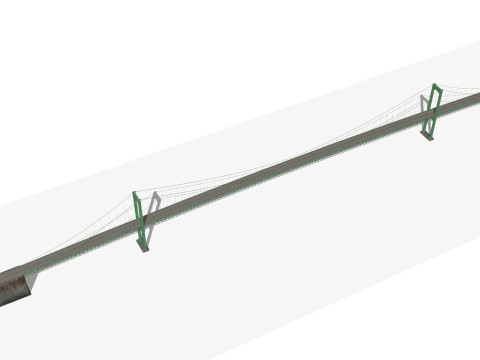 Walt Whitman Bridge Modèle 3D
