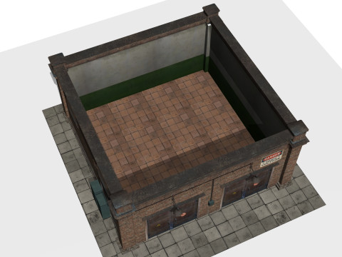 Electrical substation 3D Модель