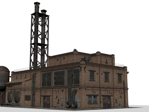 Old factory 3D Модель