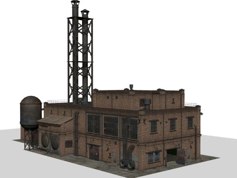 Old factory 3D Model