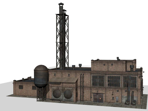 Old factory 3D Model