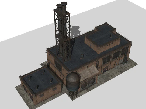 Old factory 3D Model