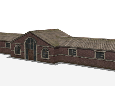 Railway station Modelo 3D
