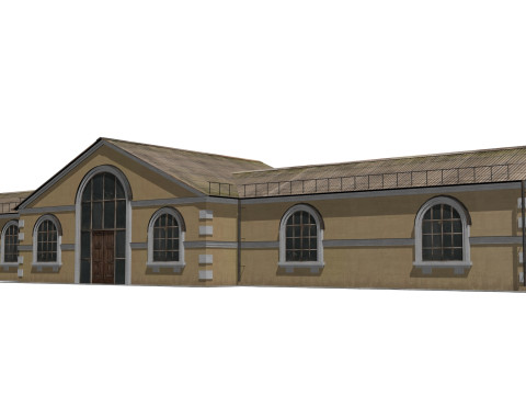 Railway station 3D Модель