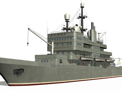 Old ship 3D Model