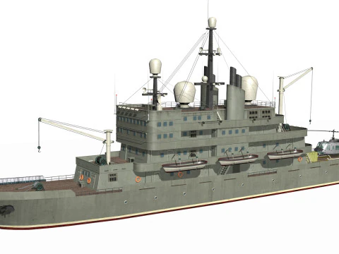 Old ship 3D Model