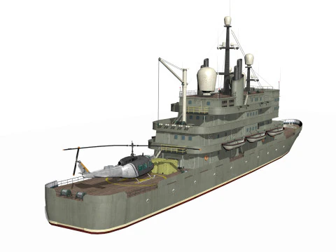 Old ship 3D Model