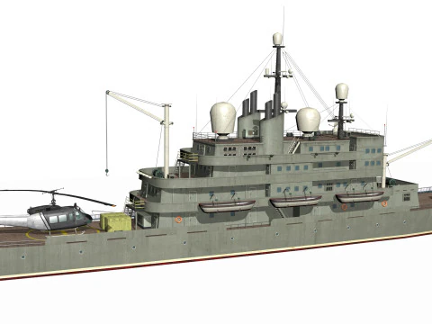Old ship 3D Model