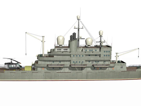 Old ship 3D Model