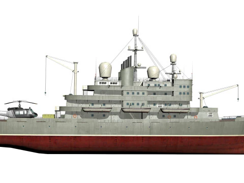 Old ship 3D Model
