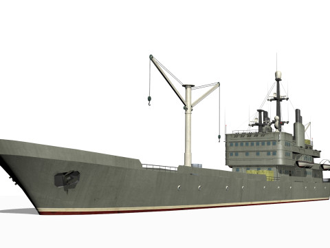 Old ship Modello 3D