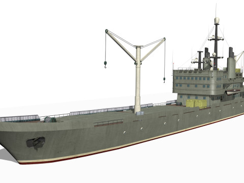 Old ship 3Dモデル