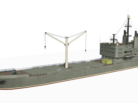 Old ship 3D Model