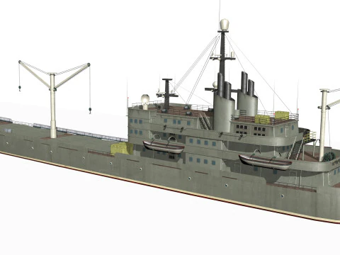 Old ship 3D Model